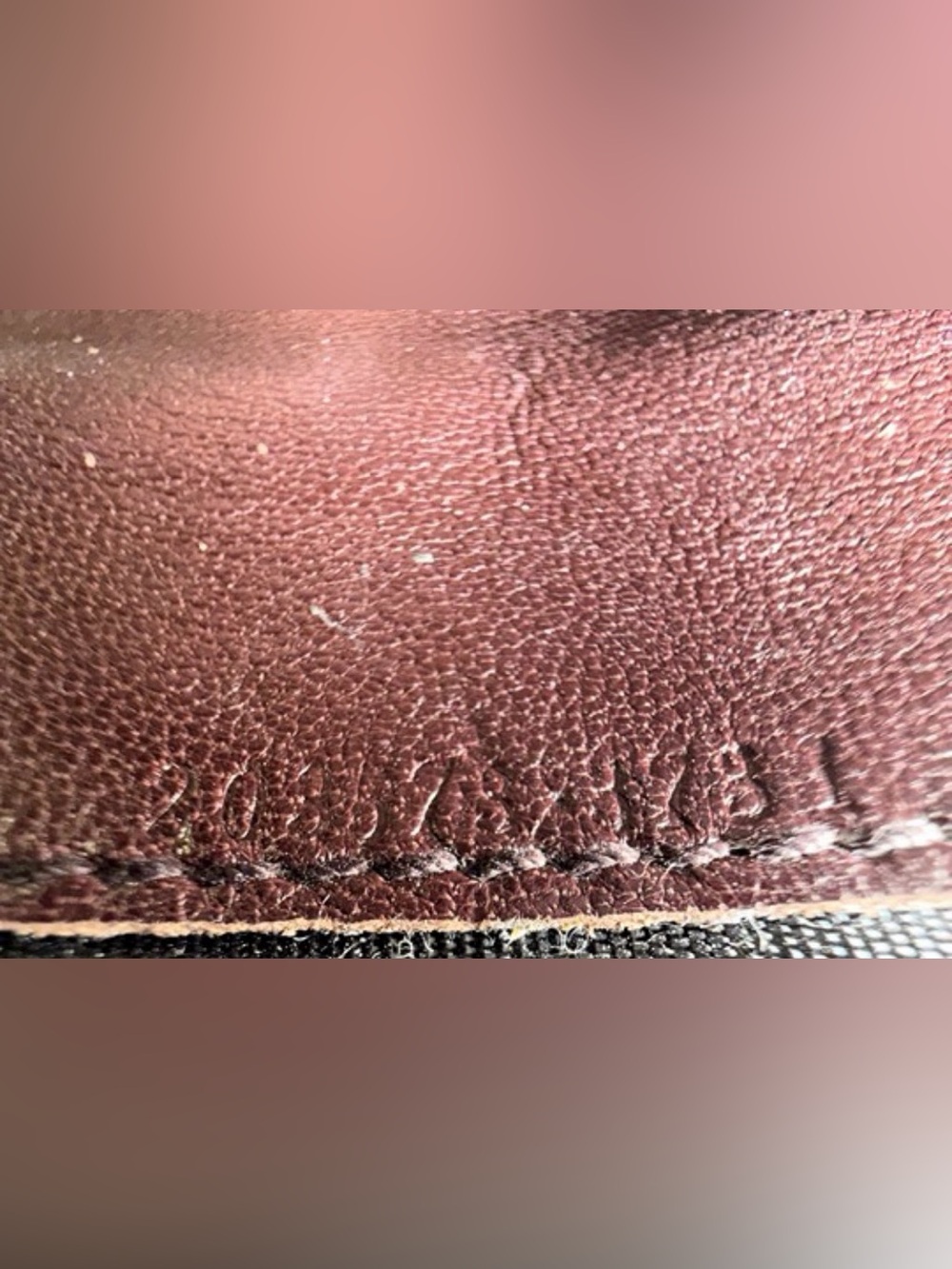 Gucci Dark Brown Embossed GG Fold Wallet - Picture 6 of 6